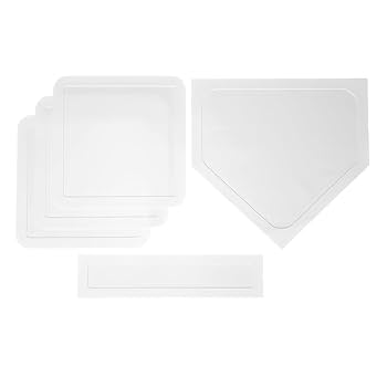 野球用ベース 5個セット Amazon | aleawol 野球 ベース 5点セット ホームベース 練習用